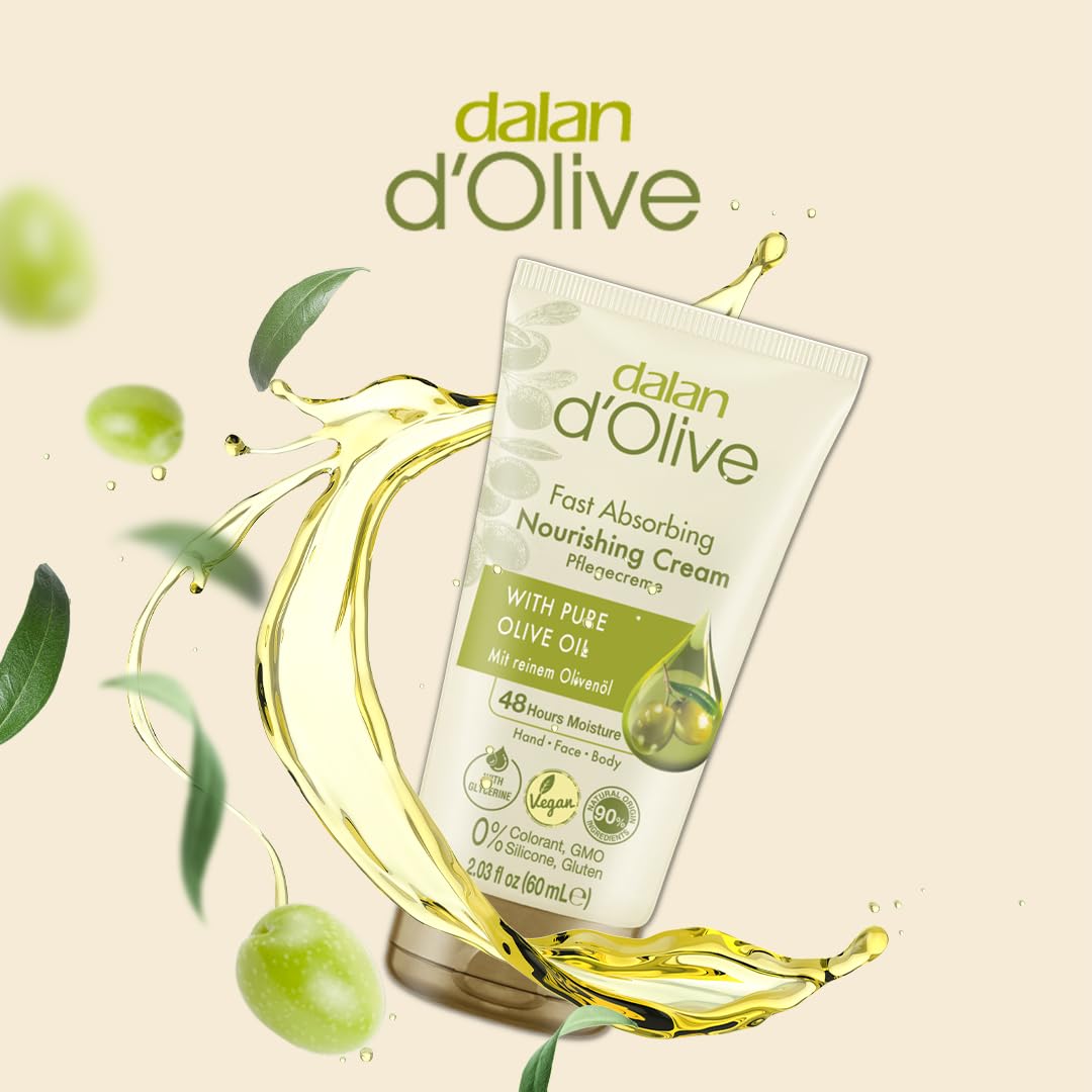 3 x Dalan d'Olive Hand and Body Cream 60 ml