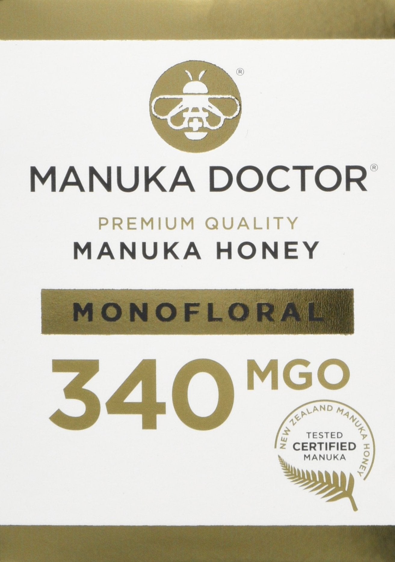 Manuka Doctor 340 MGO Manuka Honey, 250 g