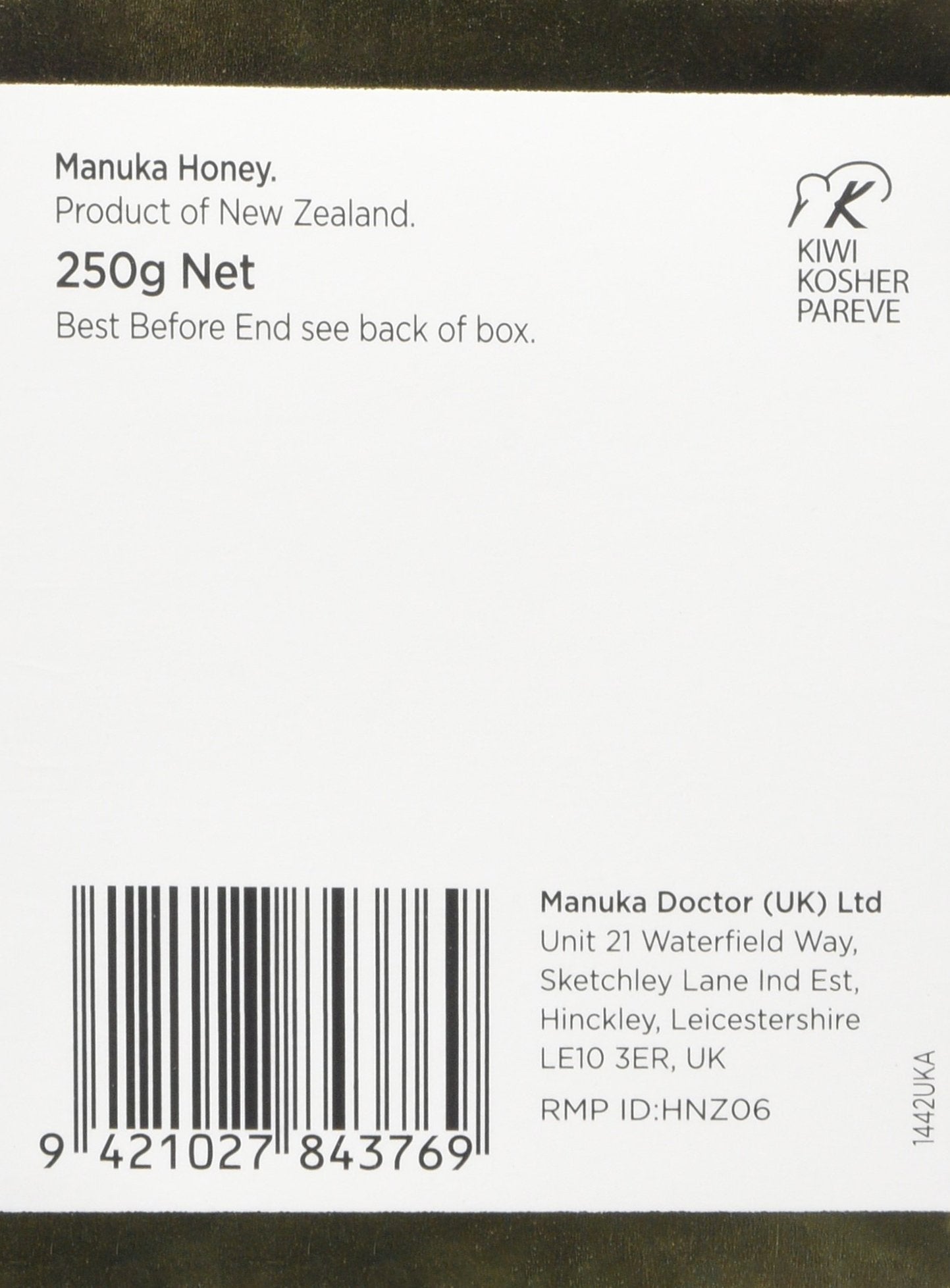 Manuka Doctor 340 MGO Manuka Honey, 250 g